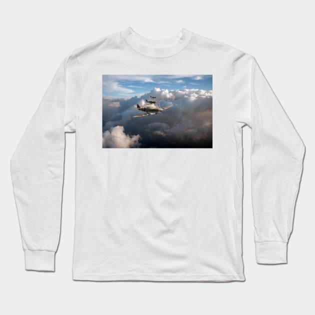 French Wing Long Sleeve T-Shirt by Gary Eason's Flight Artworks